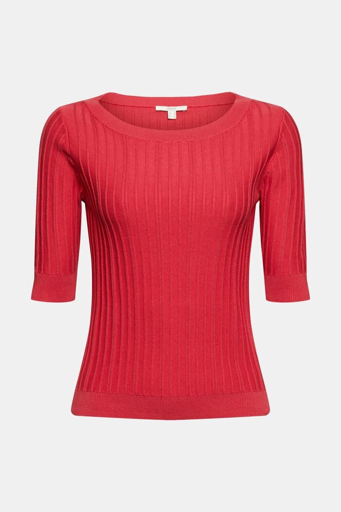 Fashion Sweater, RED, overview