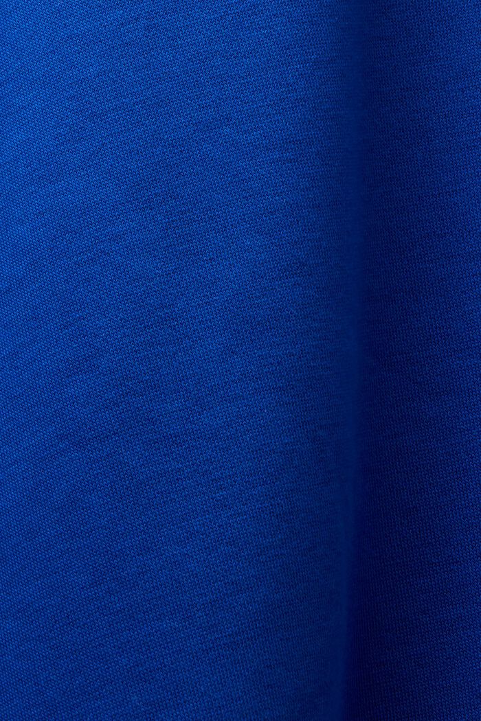 Sweat-shirt en coton mélangé, BRIGHT BLUE, detail image number 5