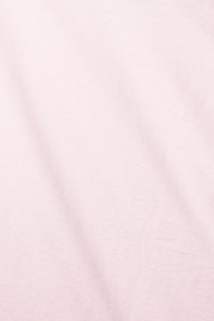 À teneur en lin : t-shirt imprimé, LIGHT PINK, detail image number 5