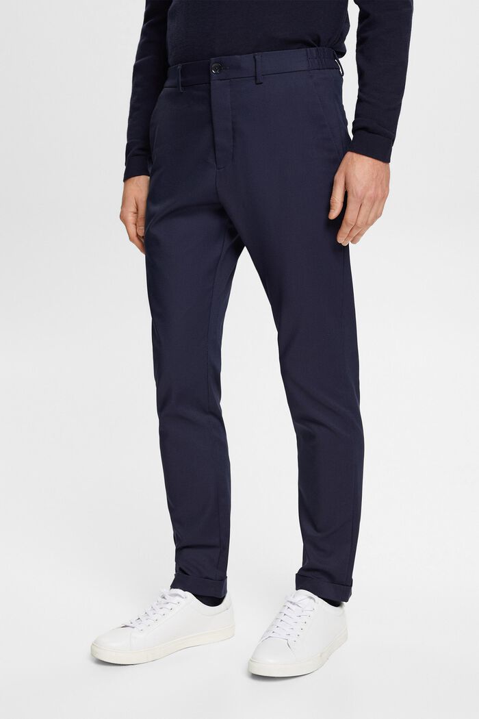 Pantalon Slim Fit, DARK BLUE, detail image number 0