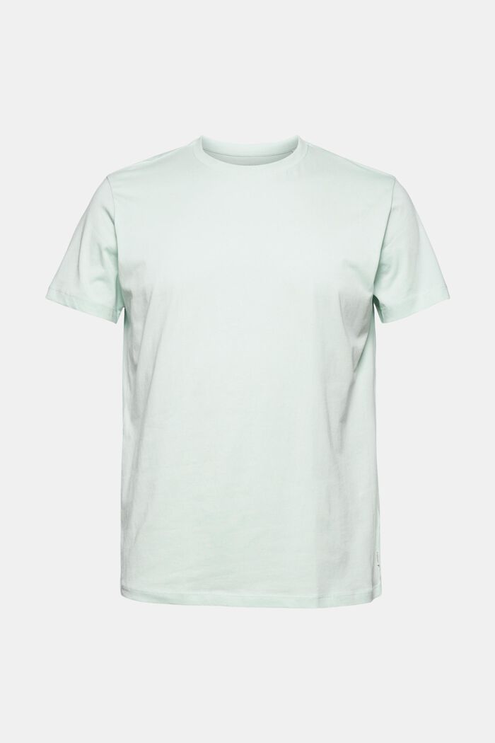 T-shirt en jersey, 100 % coton bio, PASTEL GREEN, detail image number 0