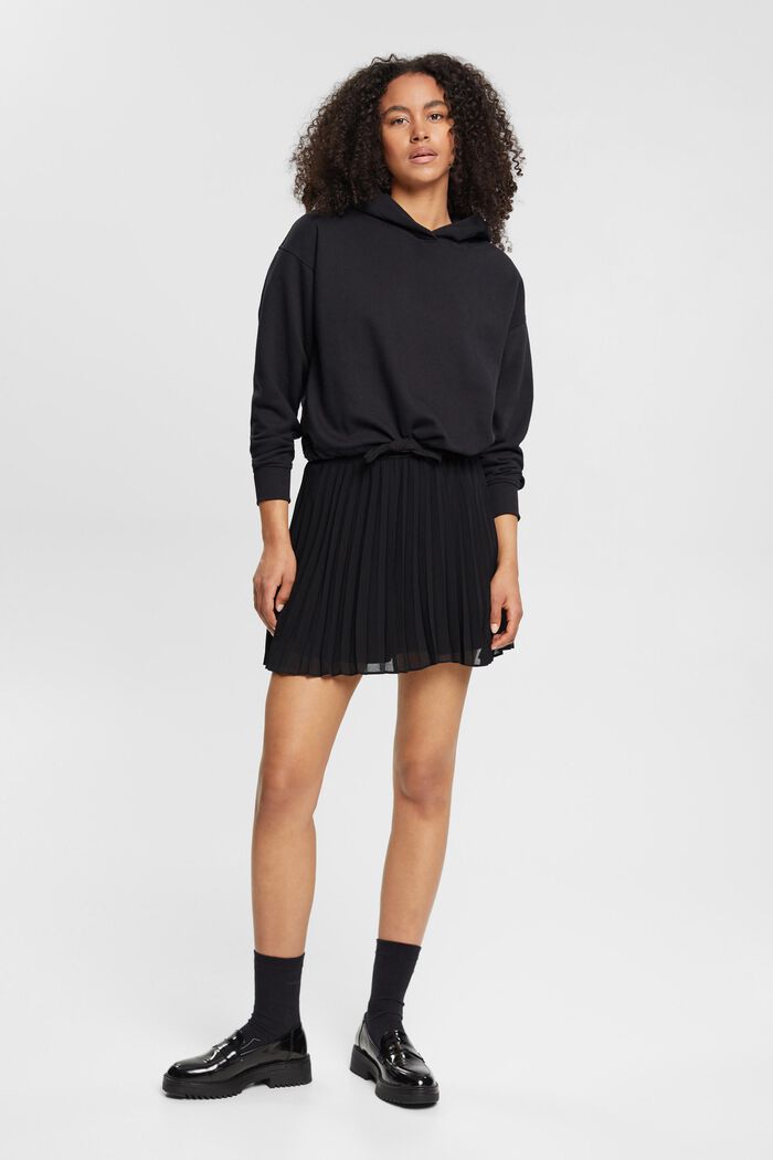 Mini-jupe à plis, BLACK, detail image number 4