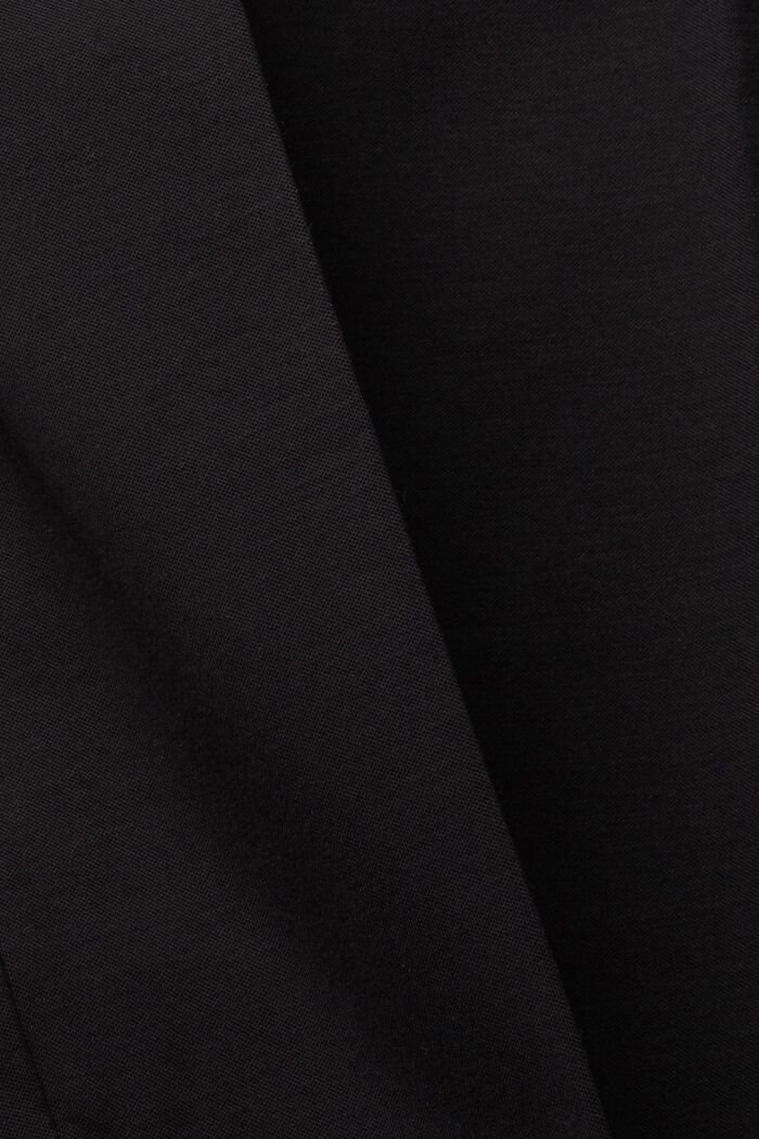 Pantalon en jersey à plis de repassage, BLACK, detail image number 7