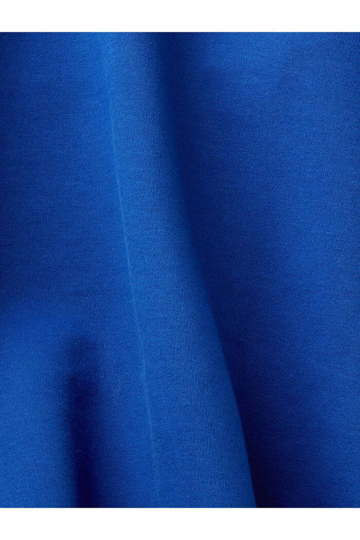 Sweat à capuche au toucher doux, coton biologique mélangé, BRIGHT BLUE, detail image number 4