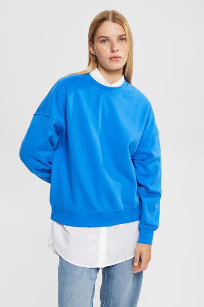 Sweat-shirt, BRIGHT BLUE, overview