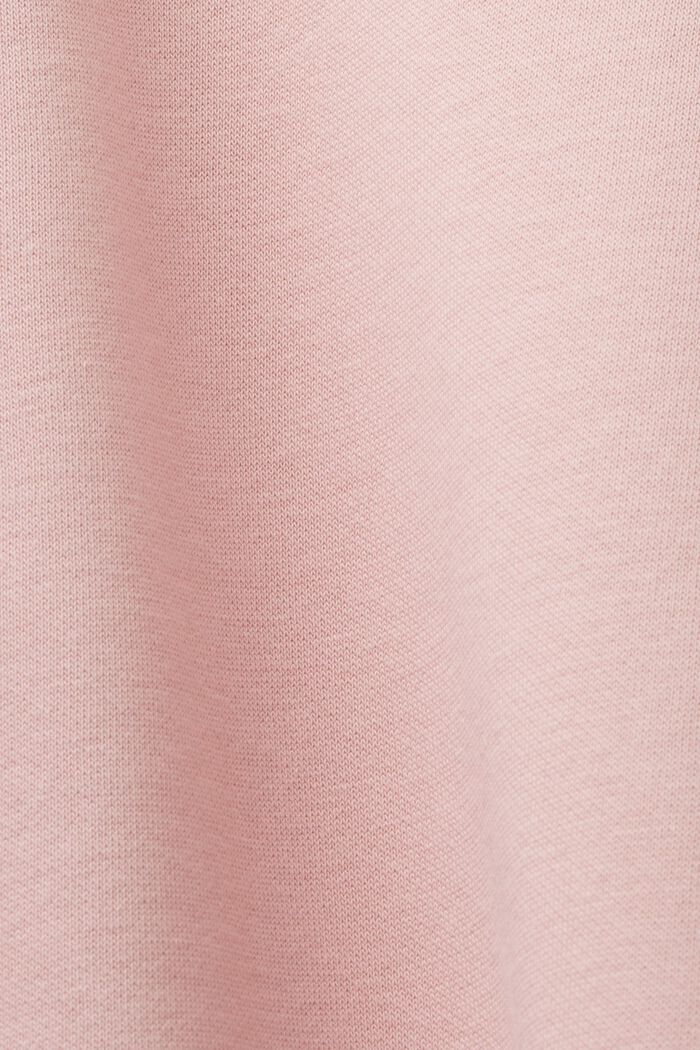 Sweat-shirt façon pull-over en coton mélangé, OLD PINK, detail image number 6
