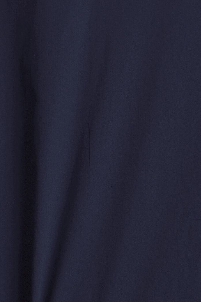 Robe-chemise en coton stretch, NAVY, detail image number 4