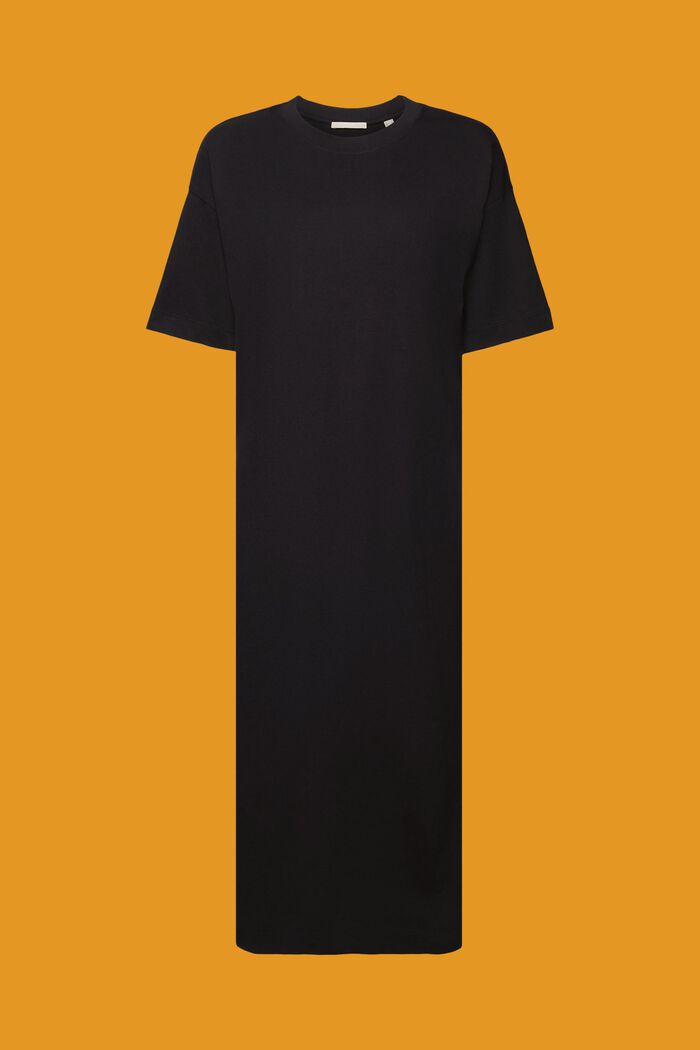 Robe-chemise de longueur midi, BLACK, detail image number 6