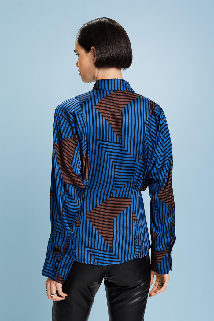 Blouses woven, BRIGHT BLUE, detail image number 5