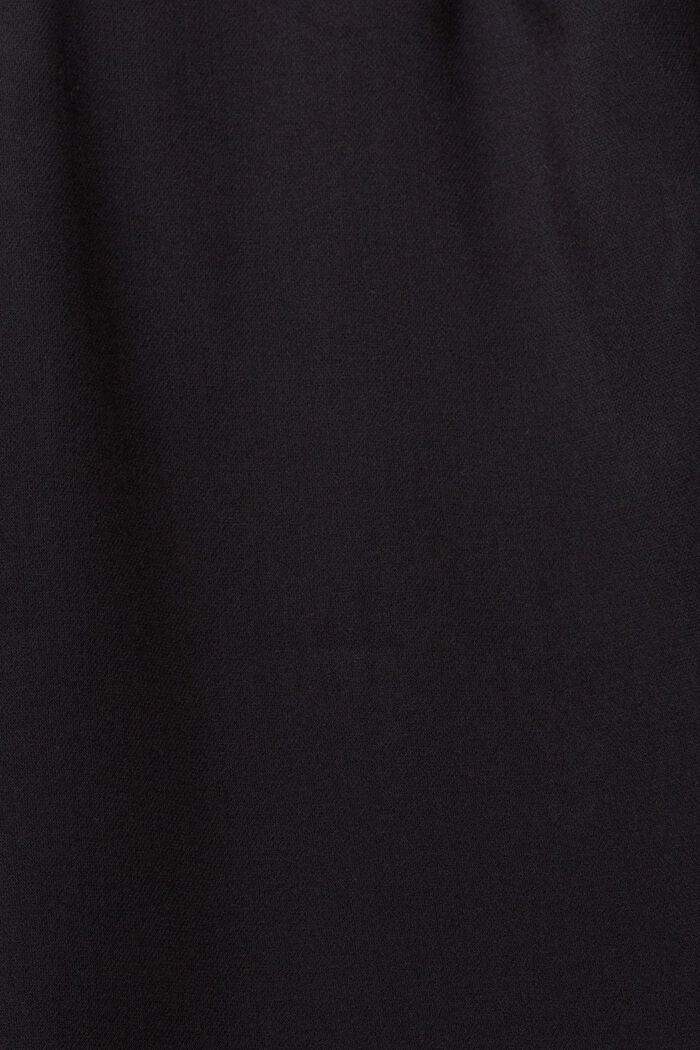 Jupe-culotte taille haute à pinces, BLACK, detail image number 7