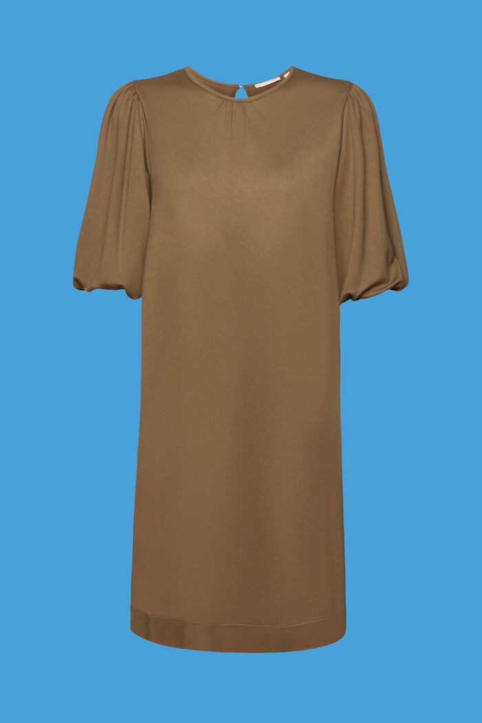 Mini-robe à manches amples, KHAKI GREEN, detail image number 6