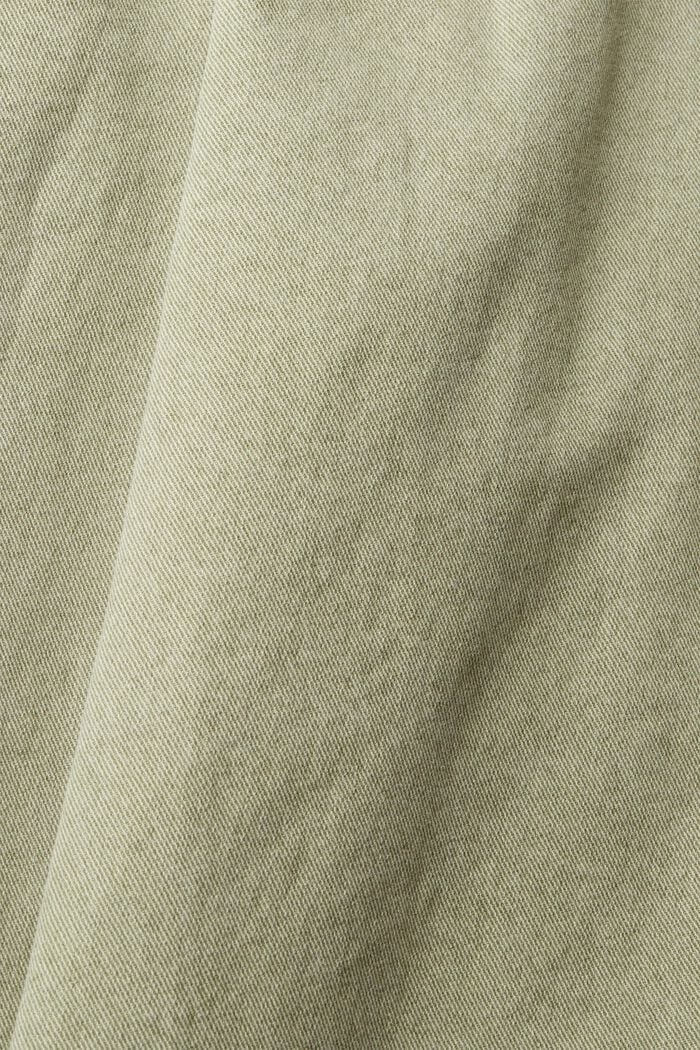 Jupe-culotte en denim CURVY à effets destroy, LIGHT KHAKI, detail image number 4