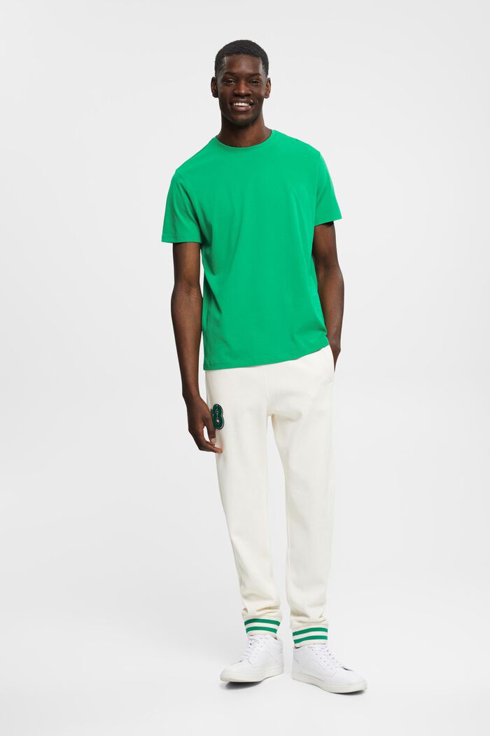 T-shirt de coupe Slim Fit en coton Pima, GREEN, detail image number 4