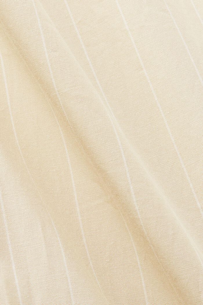 Robe-chemise à rayures tennis, 100 % coton, BEIGE, detail image number 5