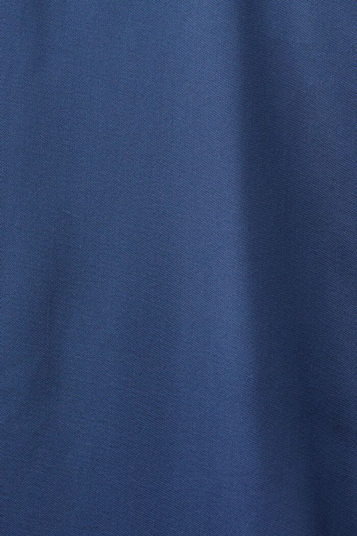 Robe-chemise en satin, GREY BLUE, detail image number 4