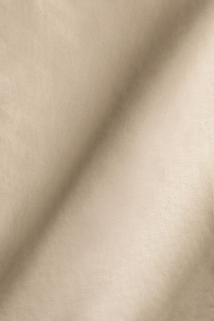 Veste de mi-saison en coton biologique mélangé, LIGHT BEIGE, detail image number 4