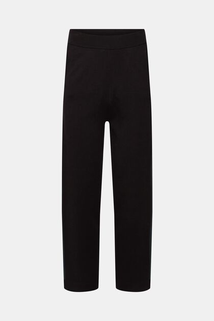Pantalon de jogging tricoté, LENZING™ ECOVERO™, BLACK, overview