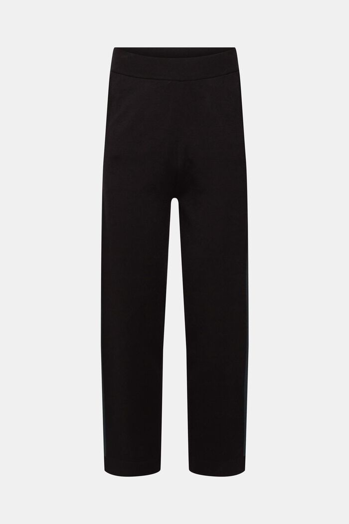 Pantalon en maille, LENZING™ ECOVERO™, BLACK, detail image number 6