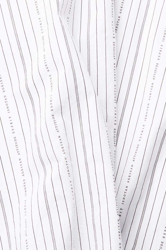 Chemise à motif à rayures, WHITE, detail image number 4