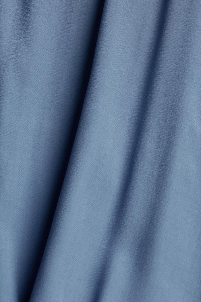 Jupe de longueur midi en fibres LENZING™ ECOVERO™, GREY BLUE, detail image number 6