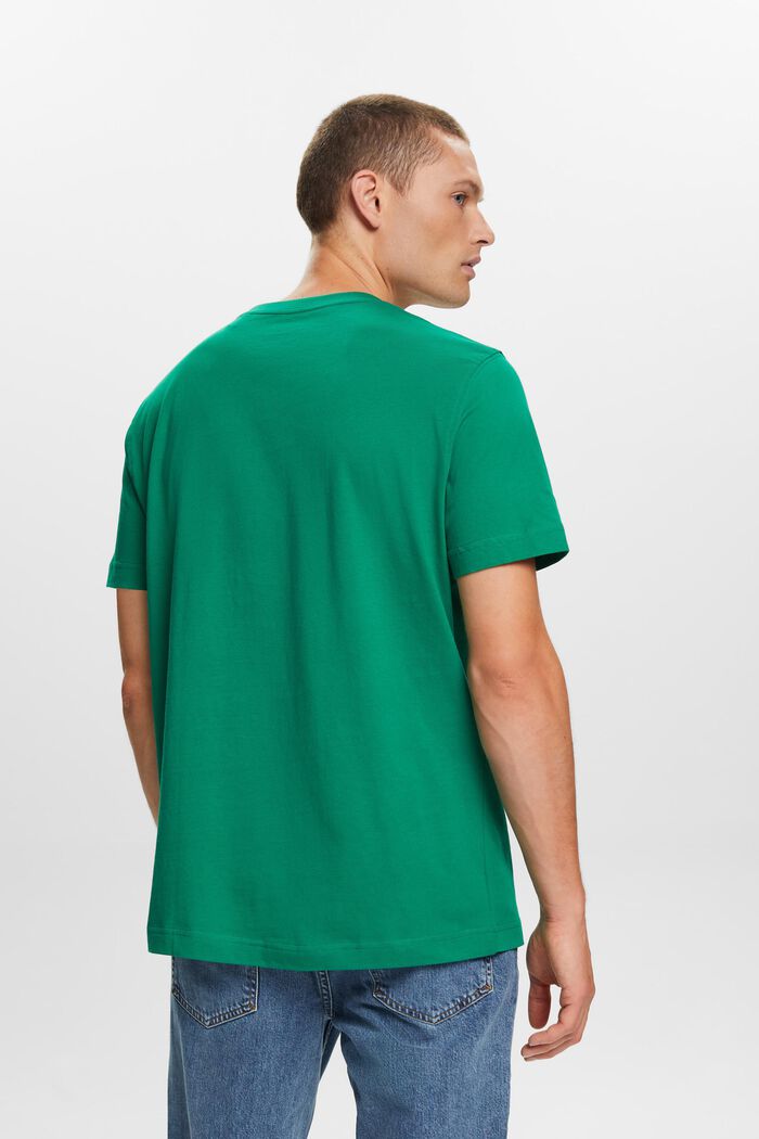 T-shirt graphique en jersey de coton, DARK GREEN, detail image number 3