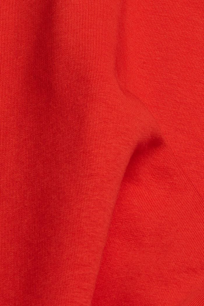 Sweatshirt, RED ORANGE, detail image number 5