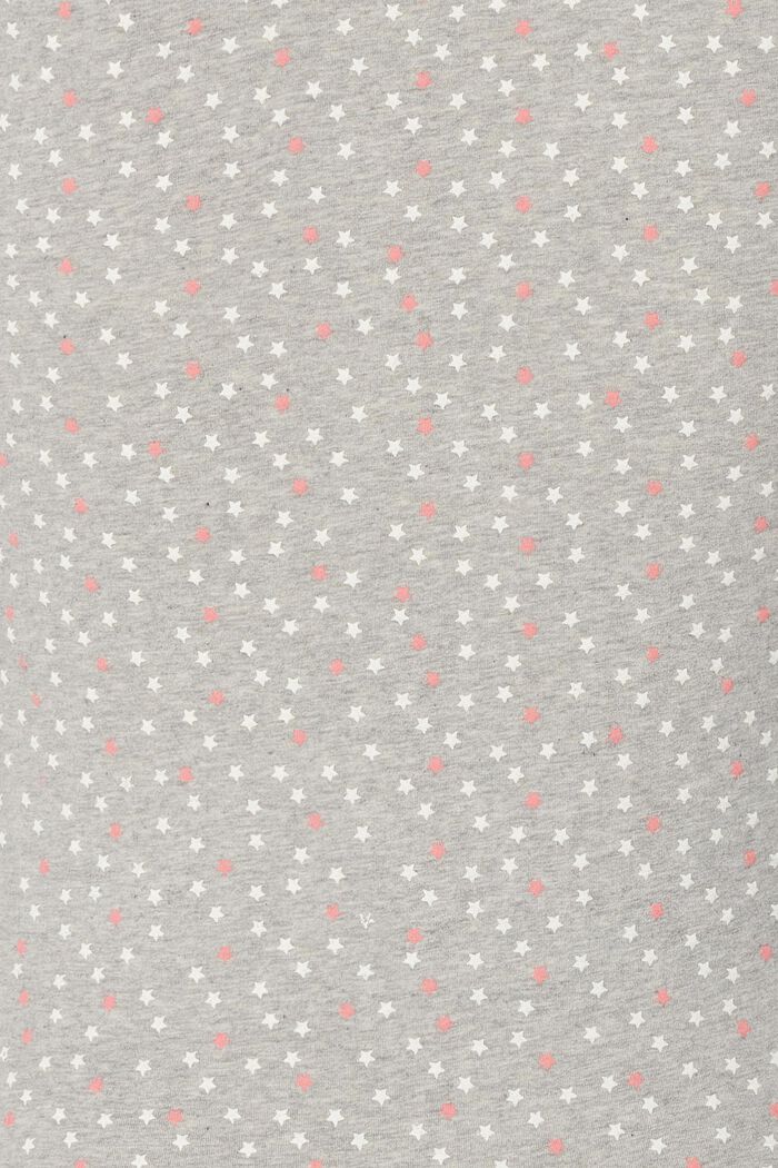 Ensemble de pyjama à imprimé étoile, LIGHT GREY MELANGE, detail image number 5