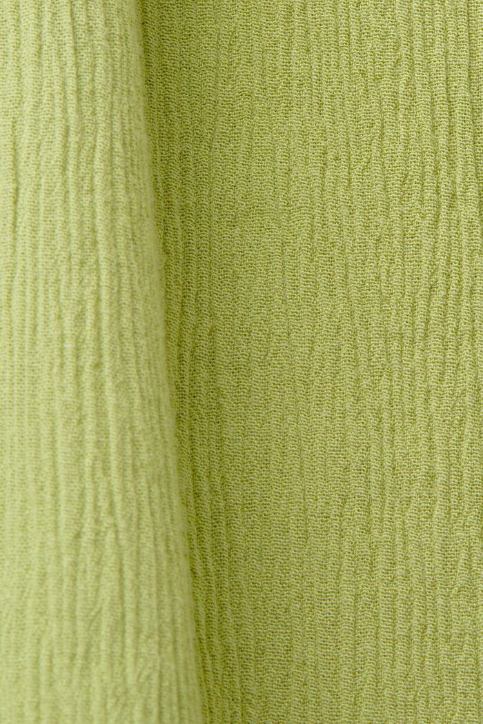 Robe maxi longueur froissée, PISTACHIO GREEN, detail image number 6