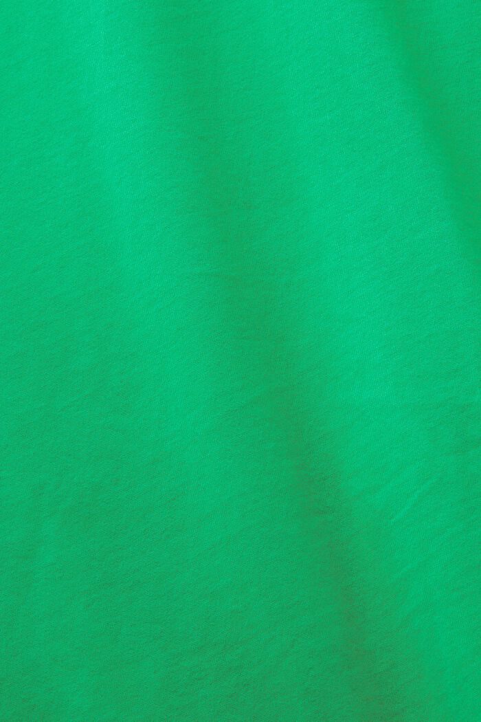 T-shirt à manches longues et col cheminée en coton, GREEN, detail image number 5