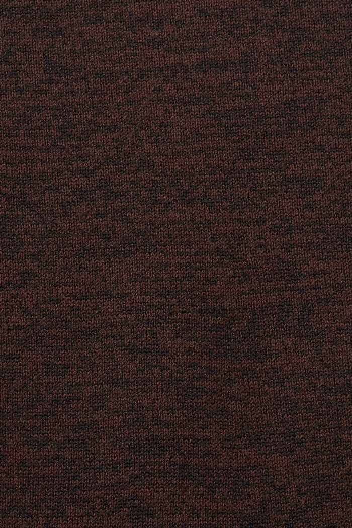 Mini-robe en maille de coupe trapèze, BROWN, detail image number 5