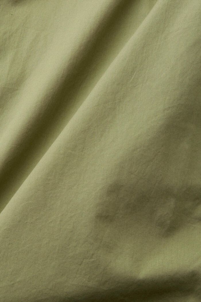 Chemise en coton durable à manches courtes, LIGHT KHAKI, detail image number 4