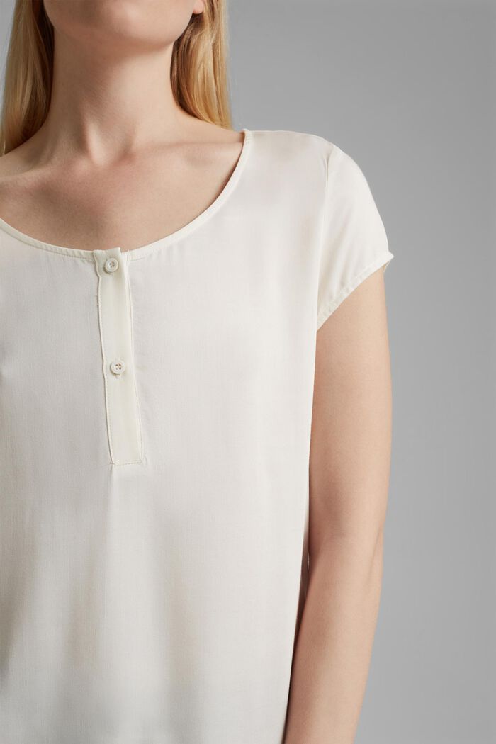 T-shirt à teneur en LENZING™ ECOVERO™, OFF WHITE, detail image number 2