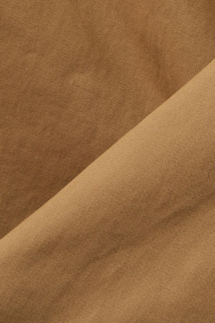 Pantalon chino slim en twill de coton, CAMEL, detail image number 5