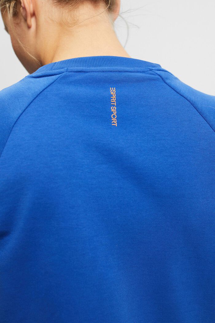 Sweat-shirt doté de poches zippées, BRIGHT BLUE, detail image number 4