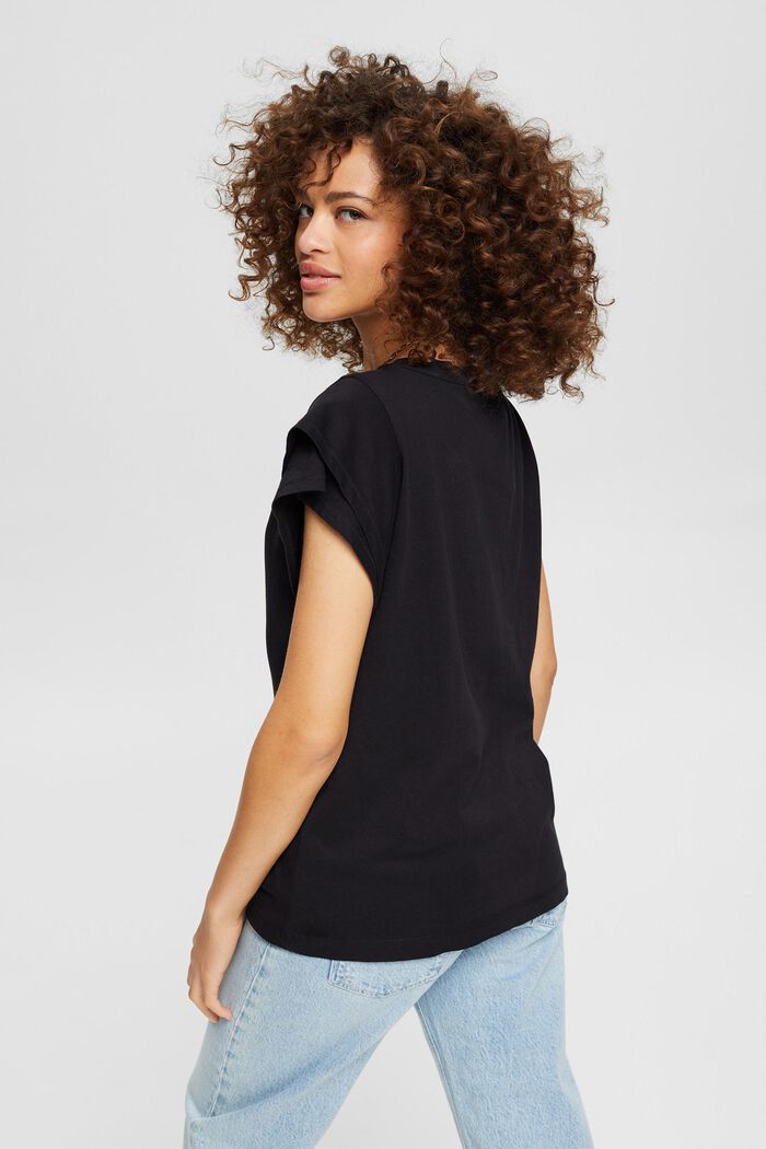 T-shirt 100 % coton biologique, BLACK, detail image number 3