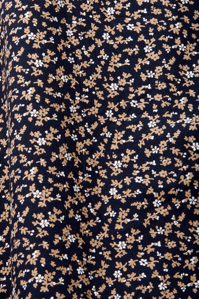Chemise en coton à motif de coupe Slim Fit, NAVY, detail image number 4