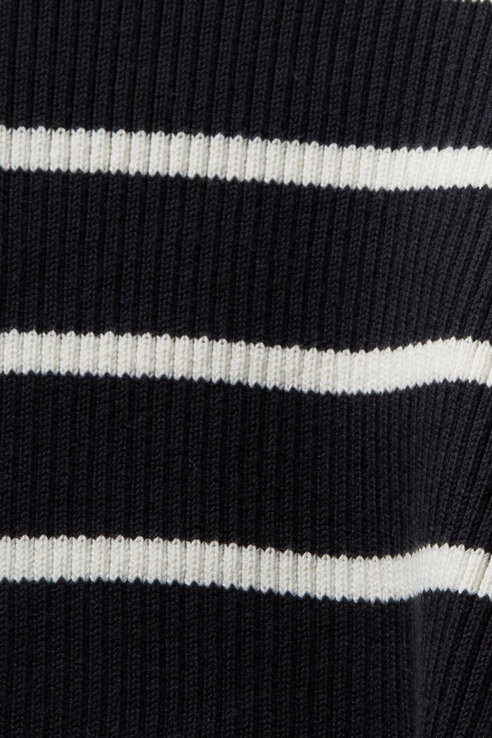 Pull-over rayé à manches longues, BLACK, detail image number 5