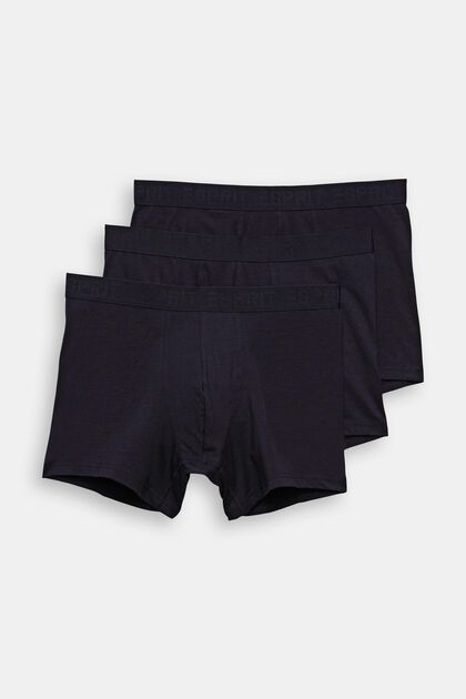 Lot de shorts longs pour Hommes en coton stretch, NAVY, overview