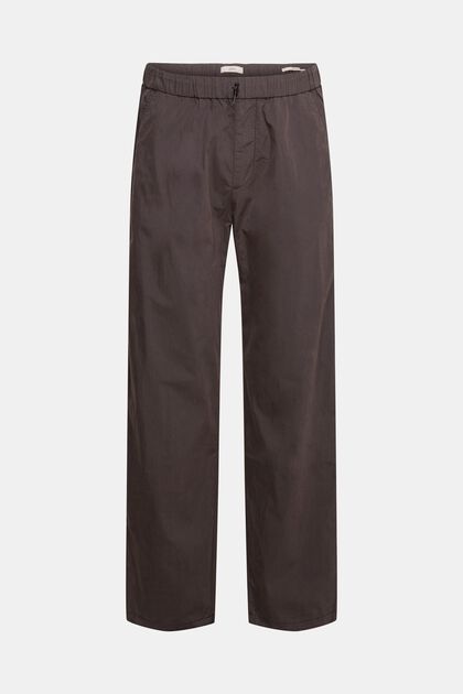Pantalon à taille élastique, BLACK, overview