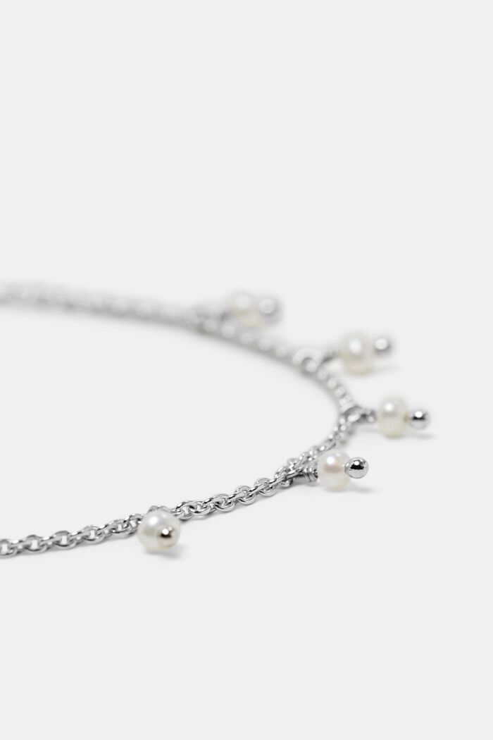 Bracelet orné de perles, argent sterling, SILVER, detail image number 1