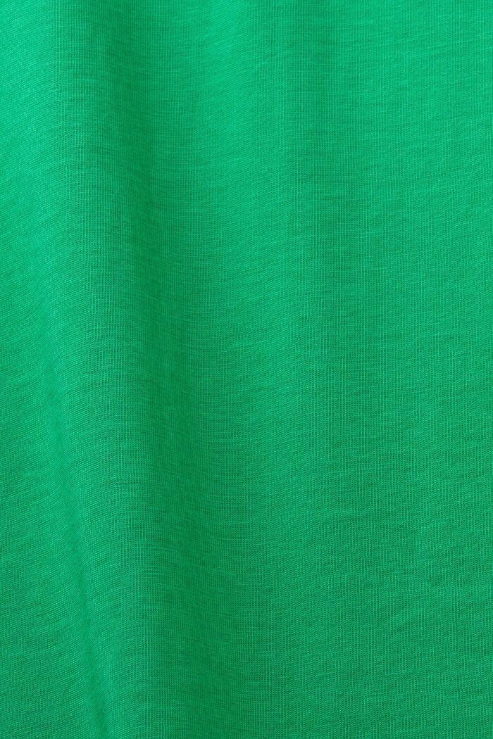 T-shirt en jersey à col ras-du-cou, NEW GREEN, detail image number 4