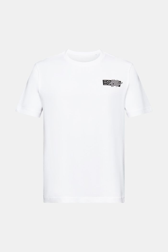 T-shirt graphique en jersey de coton, WHITE, detail image number 5