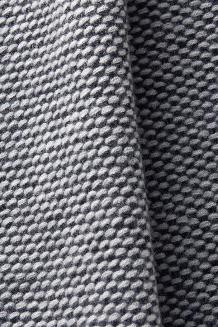 Pull en laine texturé à col ras du cou, BLACK, detail image number 5
