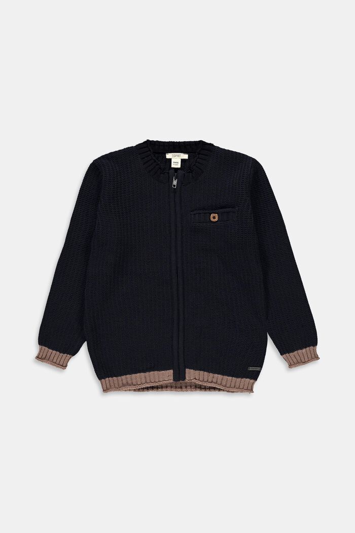 Sweaters cardigan, NAVY, detail image number 0