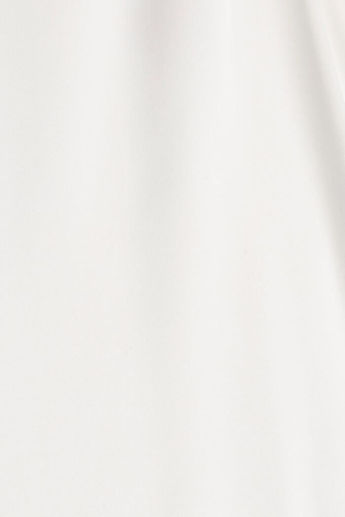 Top façon blouse satiné, LENZING™ ECOVERO™, OFF WHITE, detail image number 4
