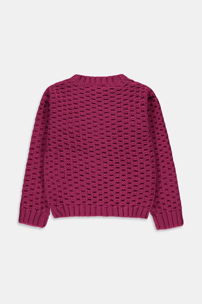 Sweaters cardigan, BERRY PURPLE, detail image number 1