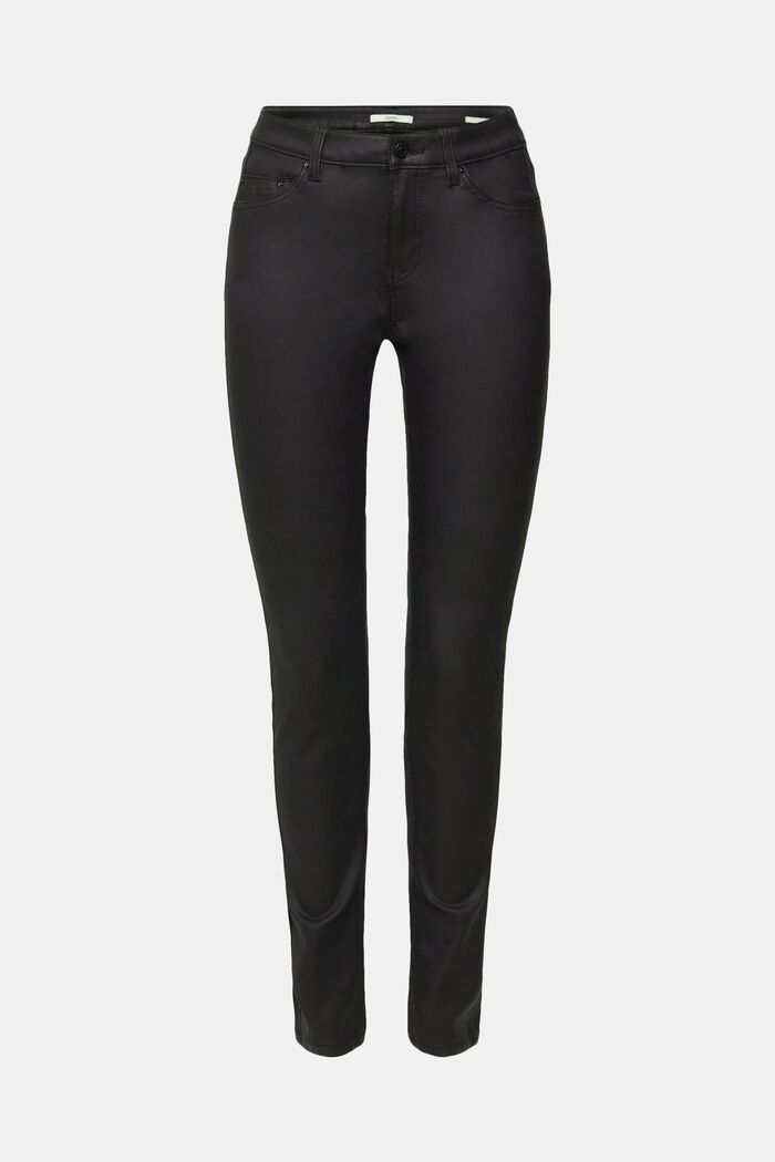 Pantalon en similicuir, BLACK, detail image number 7