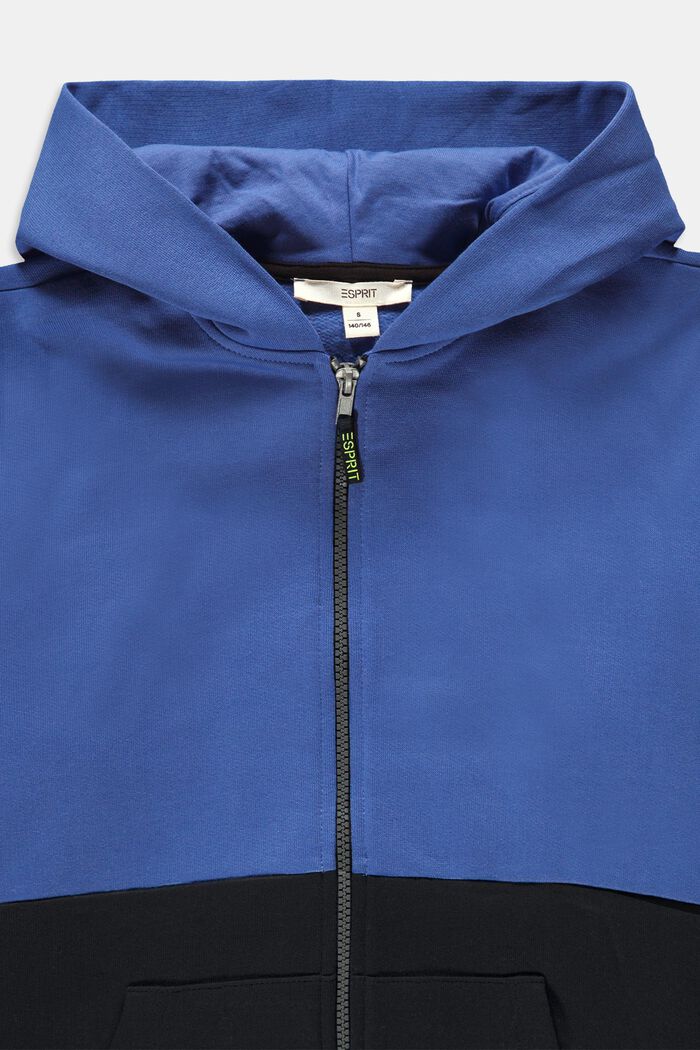 Capuche entièrement zippée, BLUE, detail image number 2