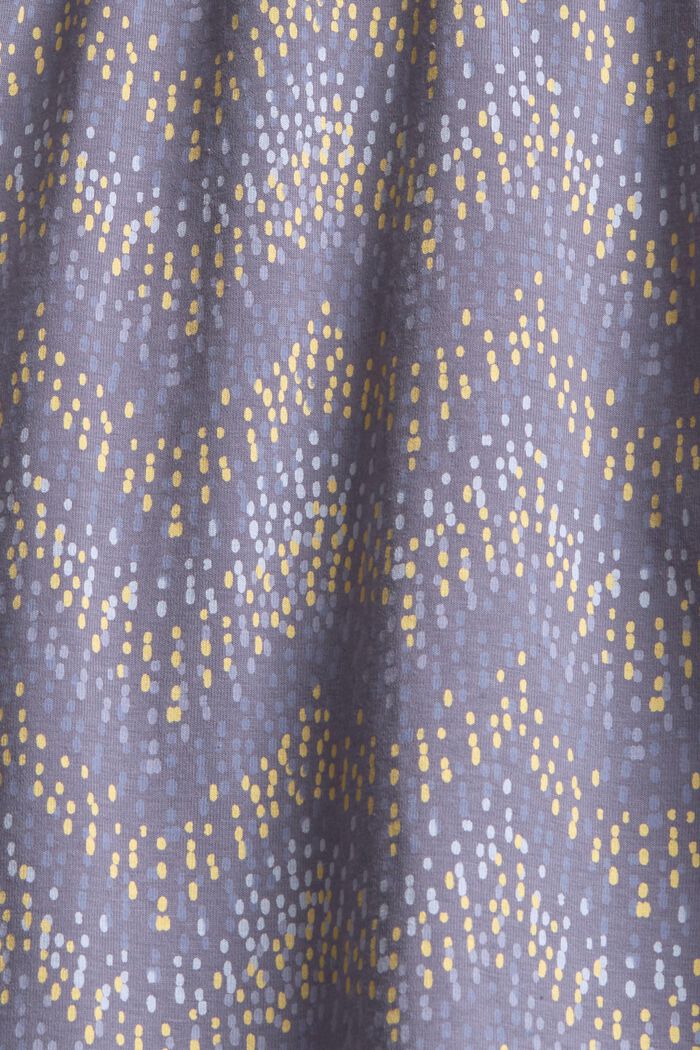 Short de pyjama en coton biologique, GREY BLUE, detail image number 4