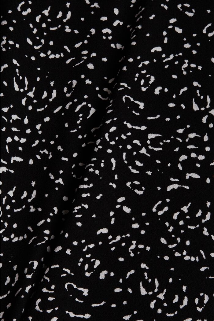 Robe imprimée CURVY en LENZING™ ECOVERO™, BLACK, detail image number 1